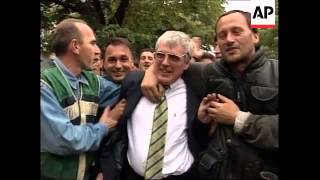 KOSOVO: PRISTINA: NATO CHIEF SOLANA VISIT UPDATE (3)