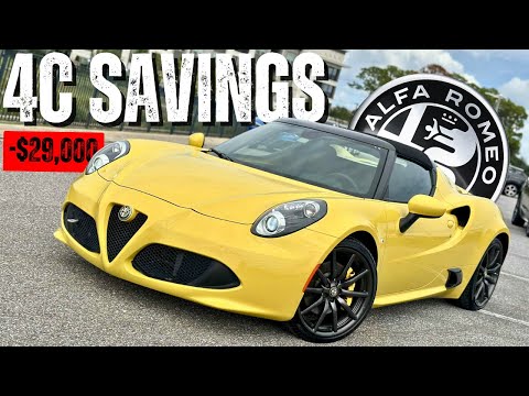 Used 2016 Alfa Romeo 4C Spider Is The Bargain Italian Supercar You've Always Wanted