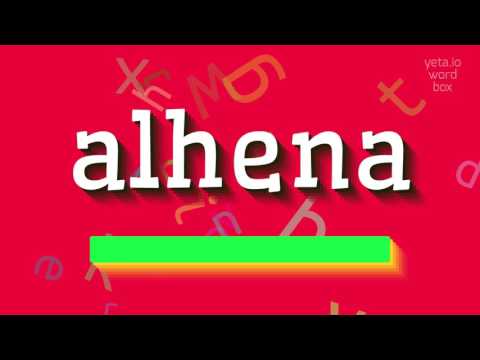 ALHENA - HOW TO PRONOUNCE IT? #alhena