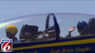 Seminole County teacher of the year flies with the Blue Angels