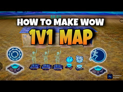 How To Make Wow 1v1 Map  | How To Make Wow Map | RANGBAZ YT With PUBG MObile