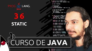 CURSO DE JAVA PARA INICIANTES -  STATIC - PROGRAMAÇÃO EM JAVA #36