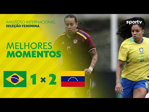 Gols e lances de Brasil x Venezuela