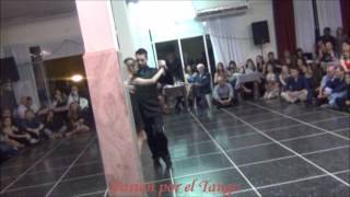 NOELIA BARSI y JAVIER RODRIGUEZ Bailando el Tango BIEN PULENTA en FLOREAL MILONGA