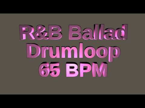 R&B Ballad Drum Loop 65 BPM