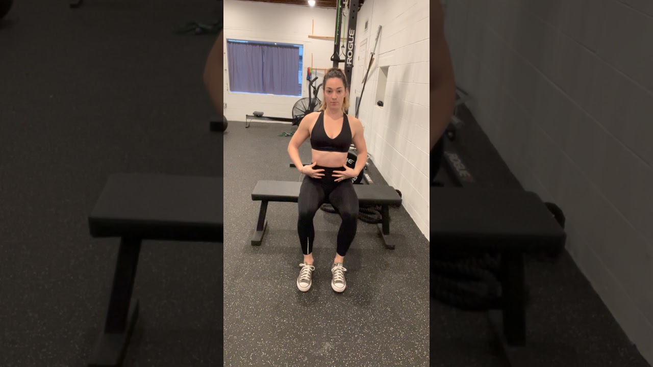 Seated Knee Raises - YouTube