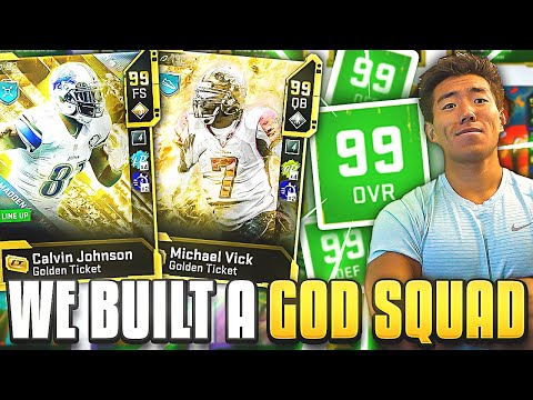 WE CREATED A GOD SQUAD! ALL 99 OVERALLS! Madden 20 Ultimate Team