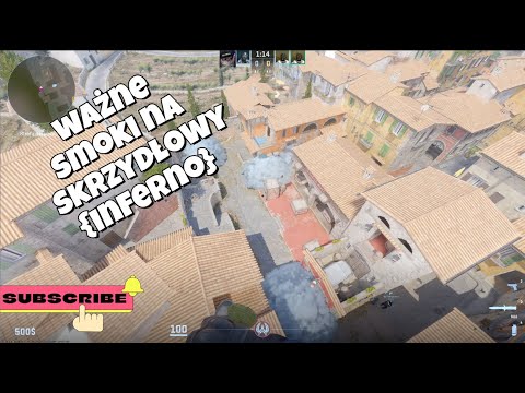 Smoki które pozwolą ci wbić globala na skrzydłowym w cs2 (inferno). #cs2 #gameplay #nades