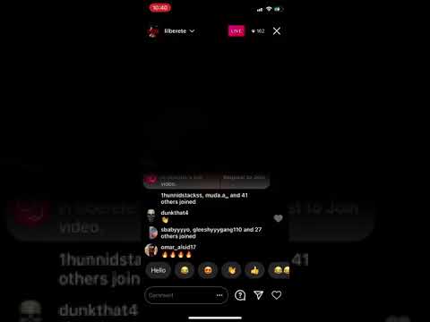 Lil Berete Playing His Unreleased Song On IG Live