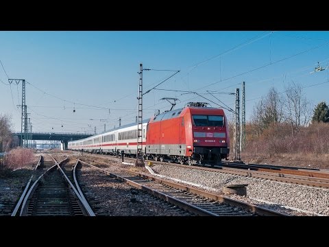 Führerstandsmitfahrt BR 101 Mannheim - Mainz via Worms (Dezember)