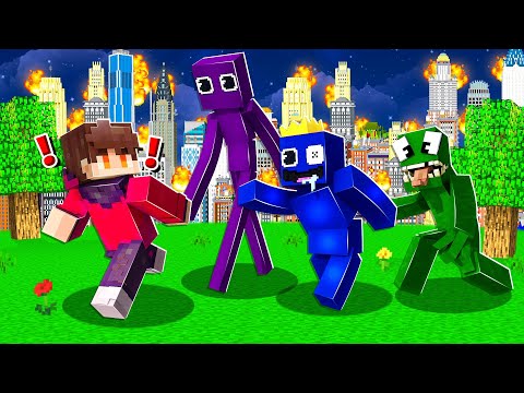 The TRUTH About RAINBOW FRIENDS in Minecraft.. (FULL MOVIE)