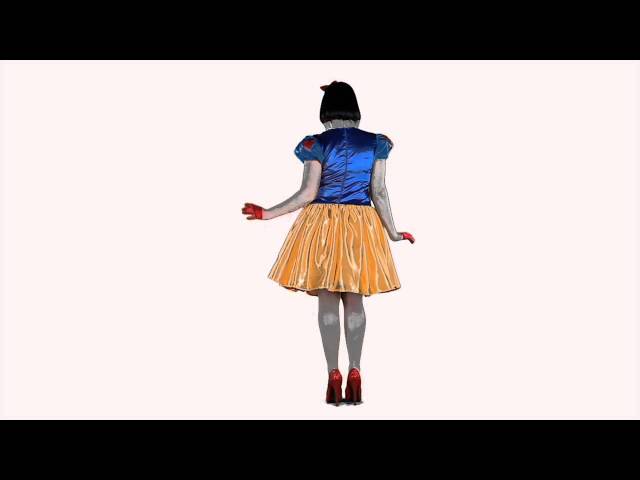 Vídeo relacionado con Deluxe Snow White Fancy Dress - Disfraz de adulto Multicolor. M