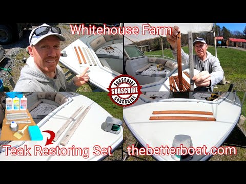 Revitalizing Old Teak On My Four Winns Marquis 160 Boat#3
