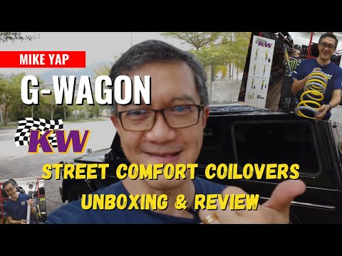 G-WAGON COILOVERS UPGRADE & UNBOXING | KW STREET COMFORT | MIKE'S ON-ROAD REVIEW