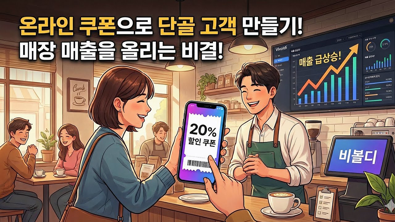온라인 쿠폰 제작 & QR 마케팅으로 매장 방문객 늘리는 법!