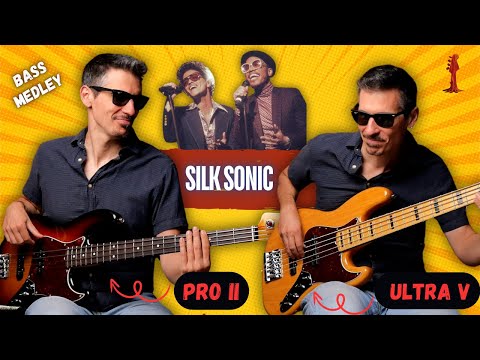 Silk Sonic FENDER JAZZ BASS ULTRA V & PRO II