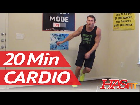 20 Min Cardio Burn - HASfit Cardio Workout to Lose Belly Fat (and all fat!) - Cardio Exercises