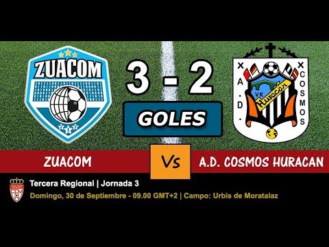 Vídeo de los goles del partido ZUACOM 3 - COSMOS HURACAN 2, JORNADA 3