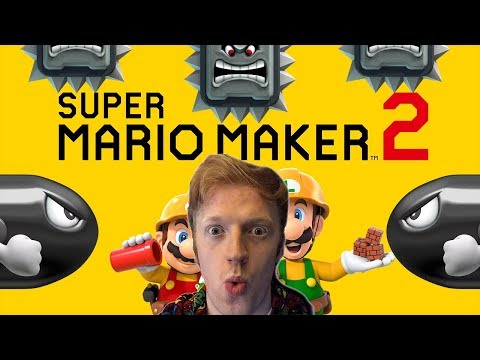THWOMP BULLET BILL SPEEDRUN! -  Super Mario Maker 2
