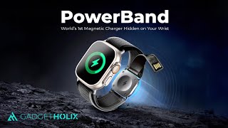 PowerBand: Apple Watch Band with Built-In MagSafe Charger