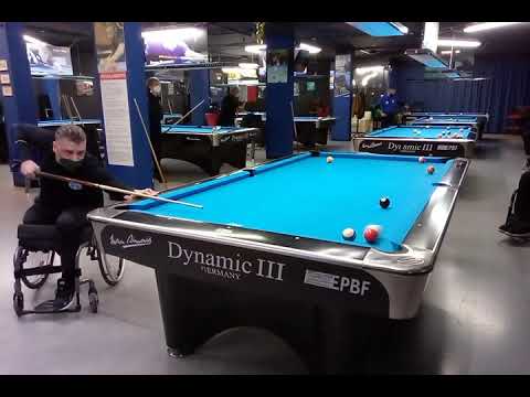 FIBIS Campionato Nazionale Biliardo in Carrozzina Pool 21-11-2020 Finale Bucchi Miele 2-1