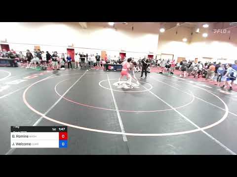 71 Kg Rnd Of 64 - Braiden Romine, Washington Vs John Welcome, Curby 3 Style Wrestling Club Ce47