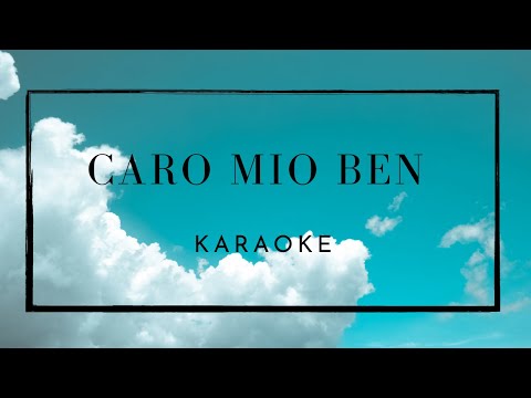 Caro mio ben (C major) | Karaoke | Piano Accompaniment | Trinity