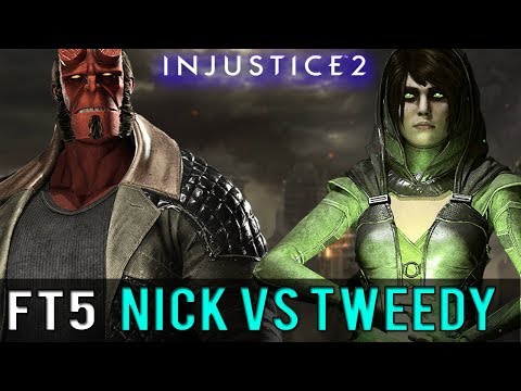Injustice 2 - THE CLASH - FT5 Comentado(PT-BR) - Tweedy(Enchantress) Vs Nick(Hellboy)