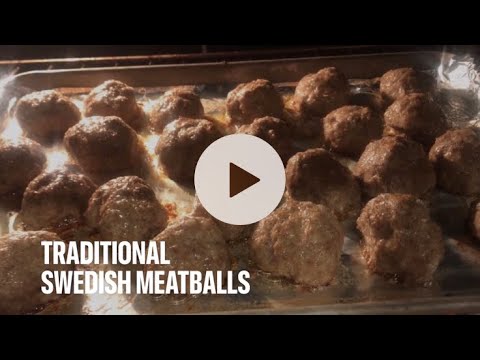 Traditional Swedish Meatballs Köttbullar - Recipe Below! :)