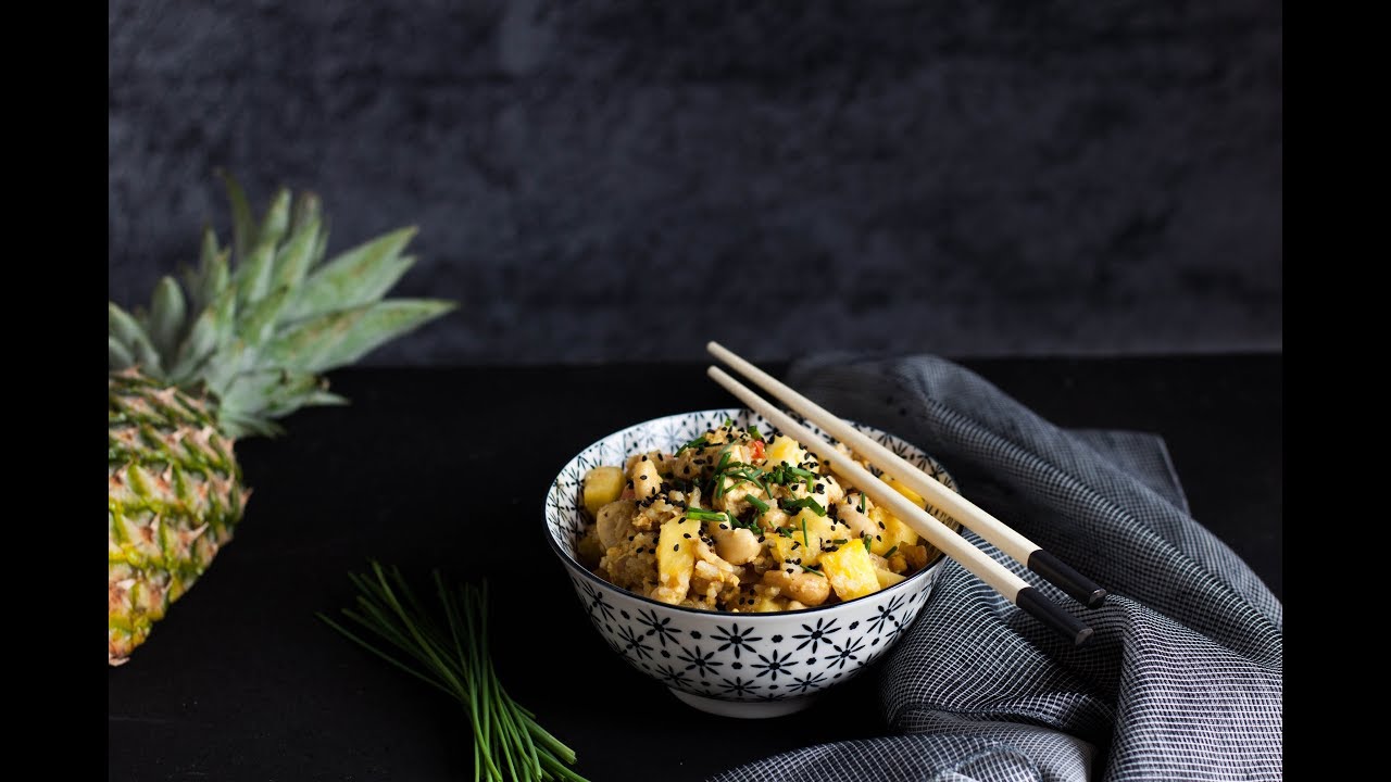 Watch ARROZ CON POLLO Y PIÑA ESTILO THAI | RECETA ASIATICA FACIL - Frambuesa y caramelo Now ARROZ CON POLLO Y PIÑA ESTILO THAI | RECETA ASIATICA FACIL - Frambuesa y caramelo