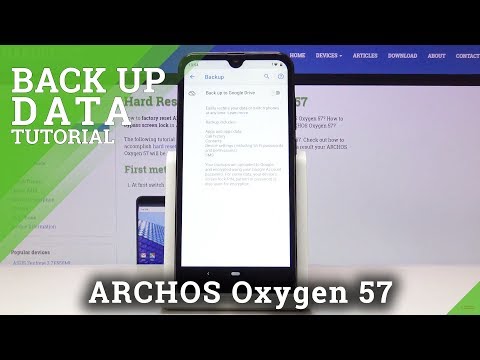 How to Back Up Data in ARCHOS Oxygen 57 - Enable Google Backup