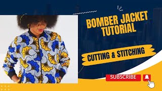 How to cut & sew Bomber jacket @joidalafashionguide
