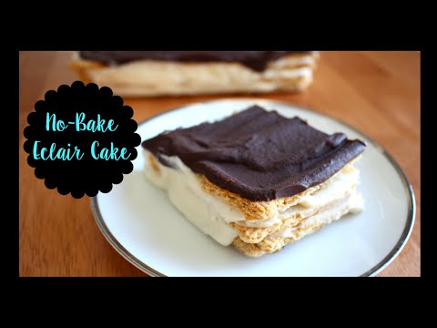 No Bake Éclair Cake Recipe - No Box Mix!