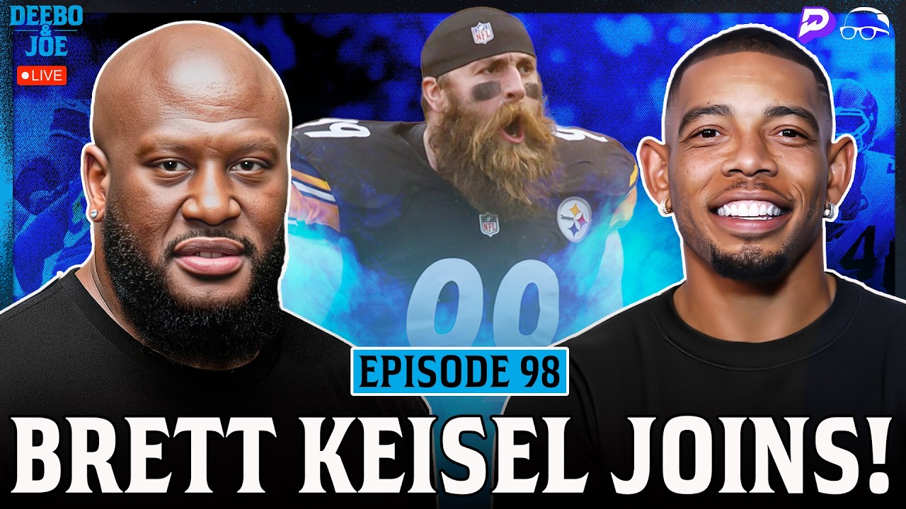 Steelers LEGEND Brett Keisel joins! + Steelers place FA Tender on Aaron Rodgers | Deebo & Joe