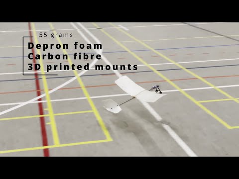 Racerstar BR1103B brushless motor on an RC airplane