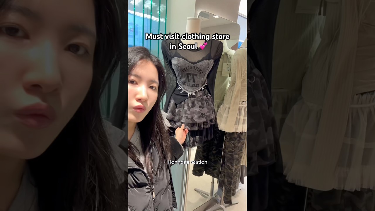 Gatekept clothing store in Seoul #shorts