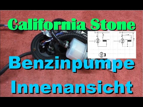 Benzinpumpe Innenansicht und Gleichstrommotore allgemein