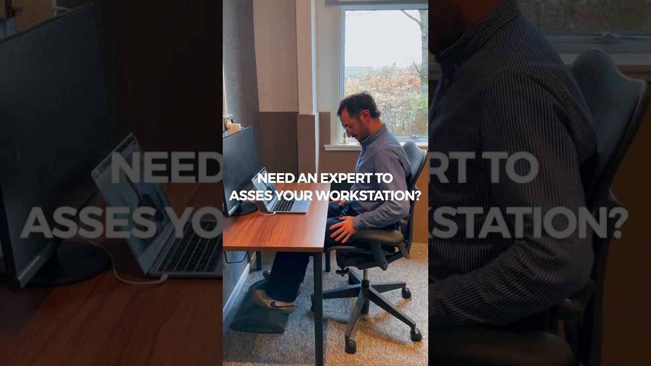 Feeling the strain at YOUR desk? 🤔 #wellbeing #ergonomics #office #workspace #work #desk #shorts