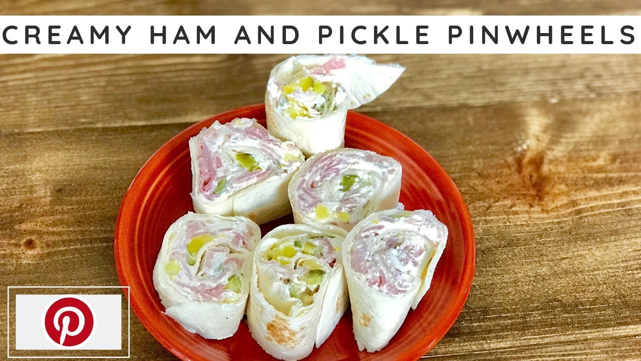 Ham, Pickle & Cream Cheese Pinwheels | RecipesTested
