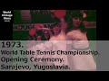 1973 The32nd World Table Tennis Championship Opening Ceremony Sarajevo Yugoslavia Bosnia Herzegovina