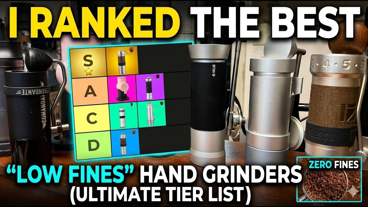 I Ranked the Best "Low Fines" Hand Grinders (Ultimate Tier List)