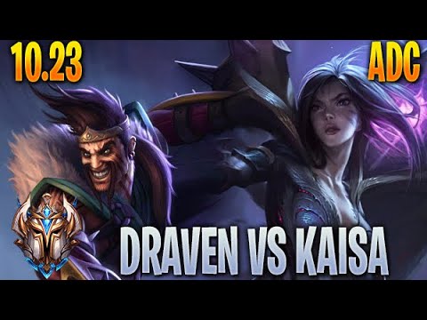 Draven vs Kaisa ADC - 10.23 Challenger