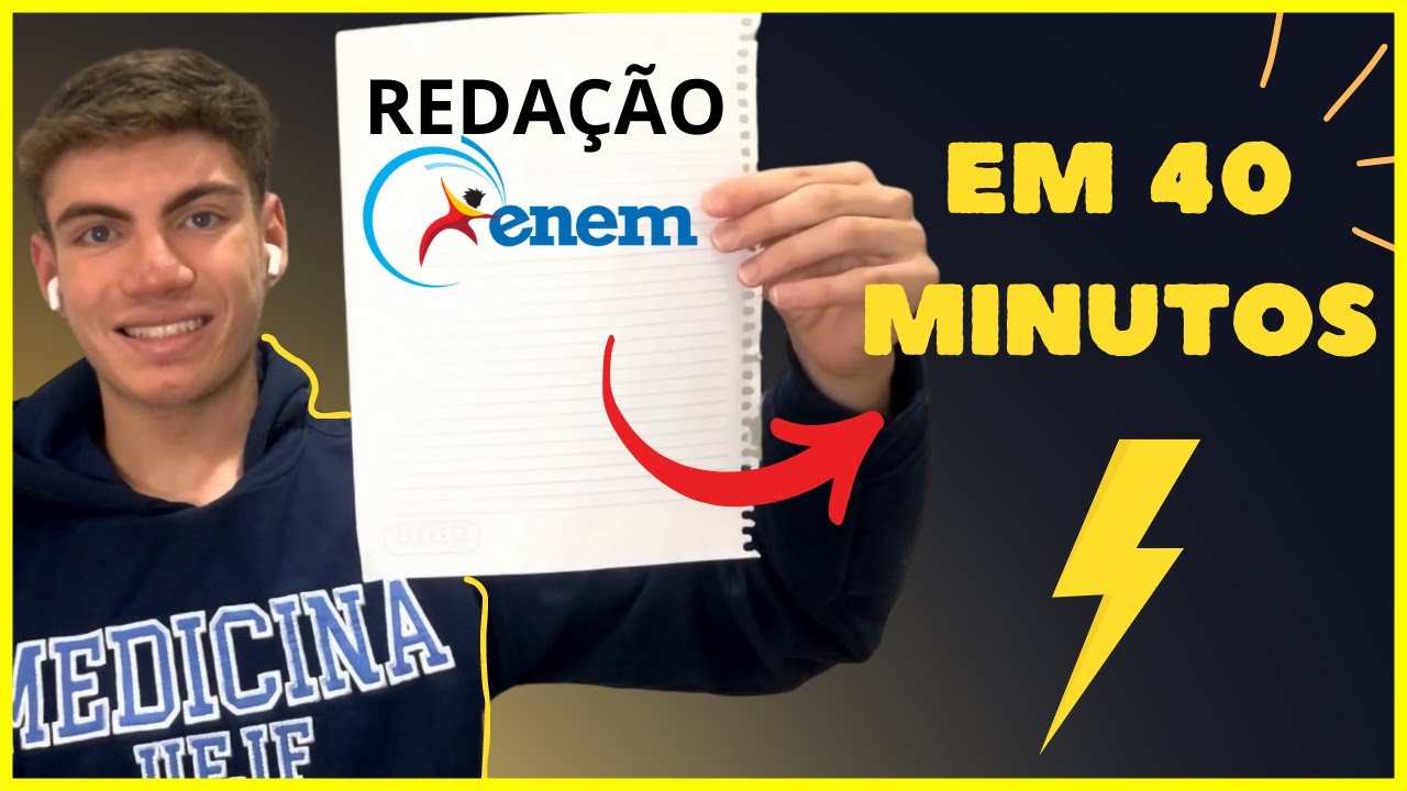 Fiz uma Redação nota 1000 em 40 minutos: Método Camaleão