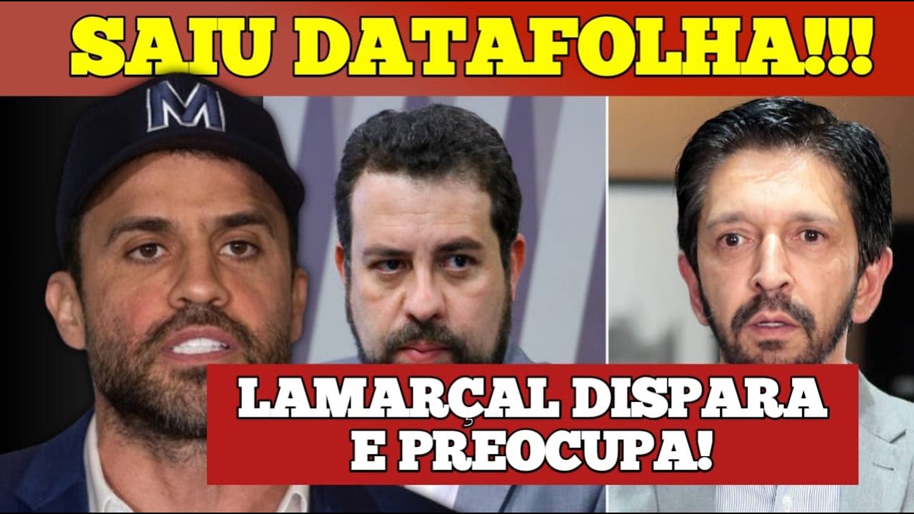 AO VIVO | ACABA DE SAIR PESQUISA DATAFOLHA PARA PREFEITO DE SÃO PAULO!!!
