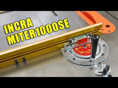 Incra MITER 1000SE: Table Saw Miter Gauge Set Up & Review Video