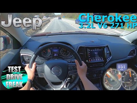 2020 Jeep Cherokee 3.2 V6 Limited 4WD 271 HP TOP SPEED AUTOBAHN DRIVE POV