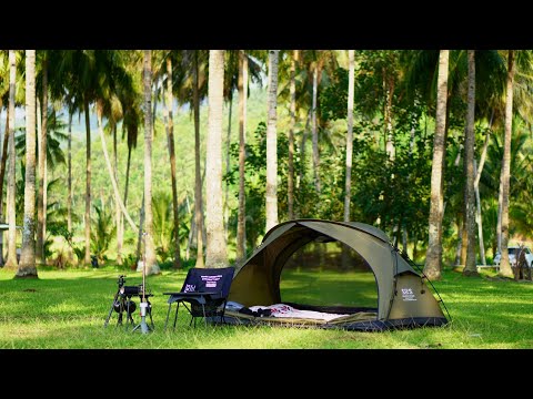 Enjoy Camping Overnight On The Beach, Brewing Coffee And Cooking Tender Meat - Kebo Beach