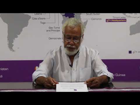 Xanana Gusmao, Eminent Person of g7+ delivered a message to celebrate World Portuguese Language Day.