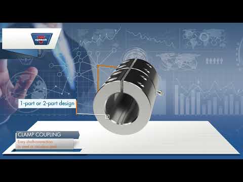 Optibelt Clamp coupling - Simple shaft connection
