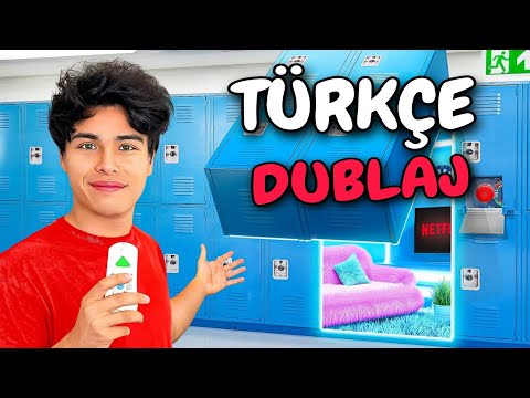 Okulda 3 GİZLİ Oda İnşa Ettim! Alan Ve Alex Türkçe Dublaj